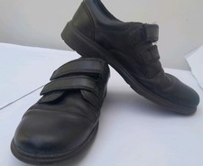 CLARKS - Boys Black Leather