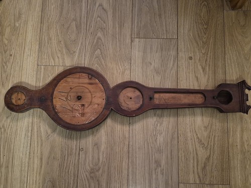 Antique banjo barometer case - antique,