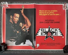 van damme / Sho kosugi video shop poster  black eagle, rare vandamme