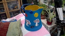 painted galvenized dairy milk container think pre war inherited from family farm
