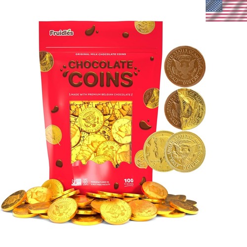 Individually wrapped gold - wrapped, milk