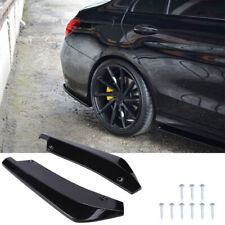 2Pcs Universal Car Rear Bumper Angle Protector Spoiler Diffuser Splitter Canards
