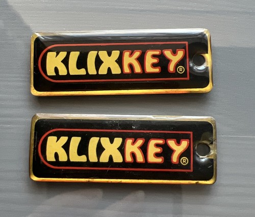 Vintage retro klix key - vintage, keyring