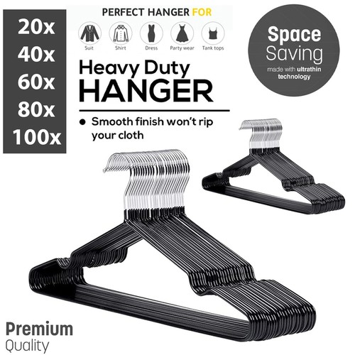 Metal coat hangers rubber - metal,