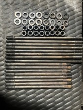 Vw Type 1 1200cc Aircooled Engine Head Studs Nuts Washers