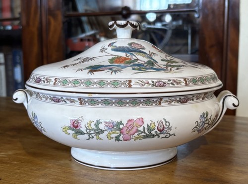 Wedgwood kutani crane tureen - crane,