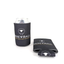 Screwball Peanut Butter Whiskey Beer Bottle / Soda Can Koozies - Set of 2 - New