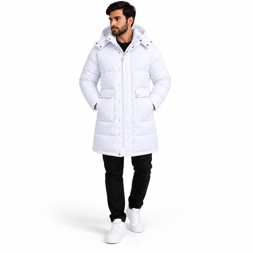 Mens long puffer - long,