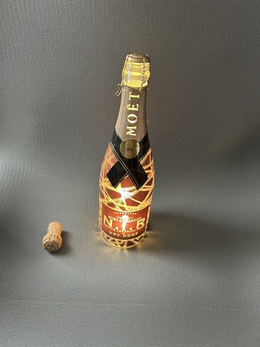 Empty bottle moet chandon - bottle,