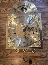 Trend By Sligh Triple Chime Grandfather Clock Dial Hermle 114cm Movement