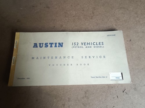 Austin 152 vehicles - vehicles., service