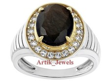 Natural Black Onyx & CZ With