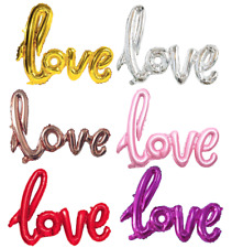 40 inch Giant Love Letter Word Wedding Engagement Hen Anniversary Foil Balloon