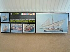 VINTAGE PANART MANTUA SICILIAN CARGO BOAT SANTA LUCIA WOODEN BOAT KIT 1:30 SCALE