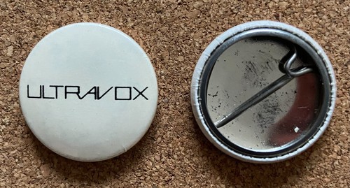 Ultravox 25mm pin button - ,