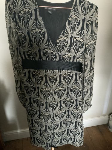 Vintage silk dress size - silk, uk