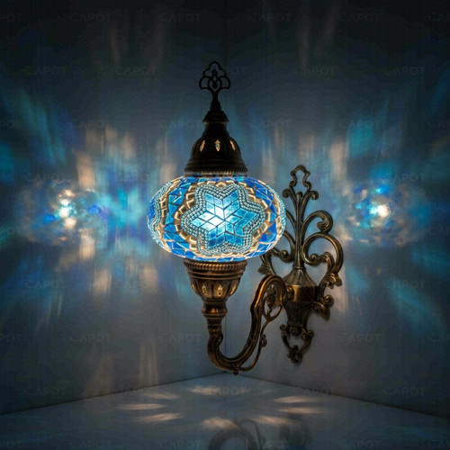 Blue turkish mosaic - blue,