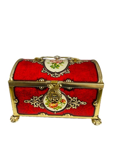 Superb vintage tin blue - blue, bird