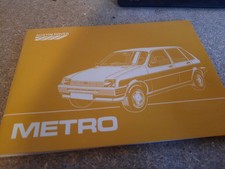 austin rover metro handbook