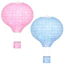 Ceiling Lighting Paper Lampshade 17" Lantern Light Children's Hot Air Balloon 