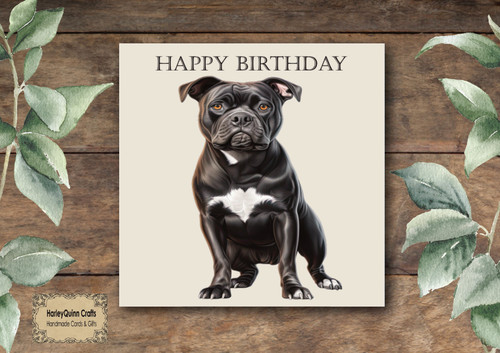 Dog 030 animal birthday card - dog,