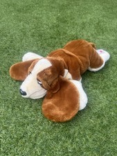 large Keel Toys Basset Hound -Bobby - Soft Plush Dog puppy Approx 17”
