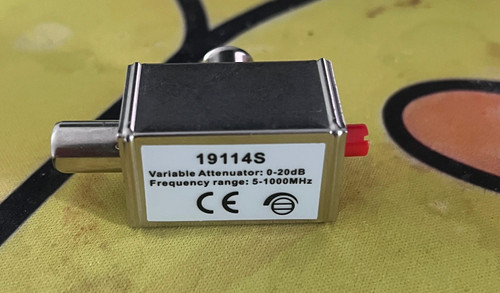 Coax aerial attenuator - coax, tv