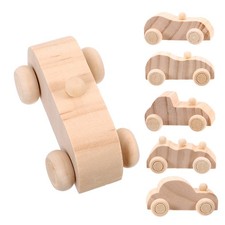  6 Pcs Unfinished Car