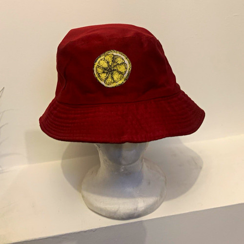 Stone roses maroon - bucket, hat
