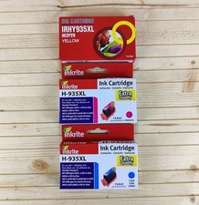 3x Inkrite H-935 XL Ink Cartridges (Yellow, Magneta,Cyan)