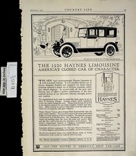 1919 1920 Haynes Limousine