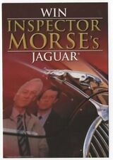 Win Inspector Morse Jaguar postcard - advertising