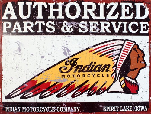 Indian motorcycle retro metal - motorcycle,,