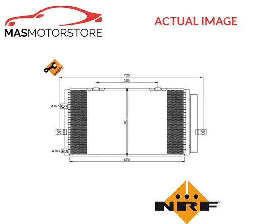 Air con condenser - a/c,