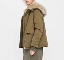 ZARA Coat Jacket Parka Size 8
