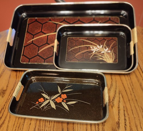 Vintage japanese black lacquer - vintage,