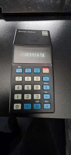Sinclair oxford 200 calculator - oxford,
