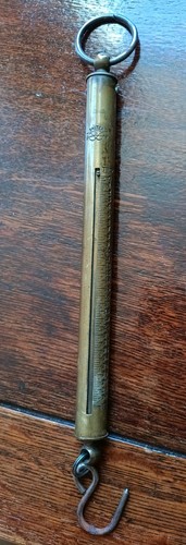 Lovely vintage brass salter - vintage,