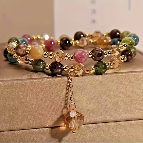 Double layer beaded - double-layer, bracelet