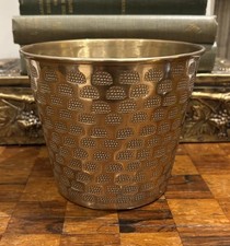 Brass Gold Coloured Engraved