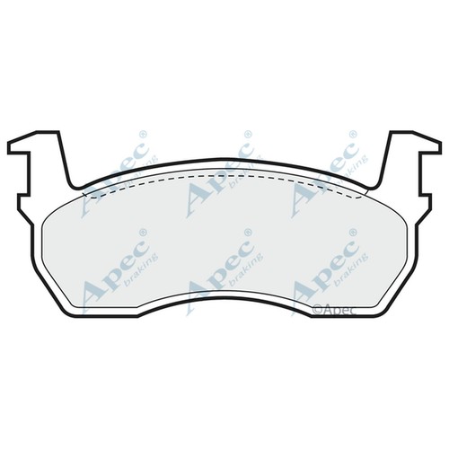 Brake pads set for nissan - pads,