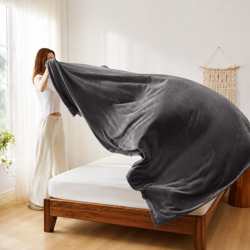 Super soft fleece blanket sofa - super,