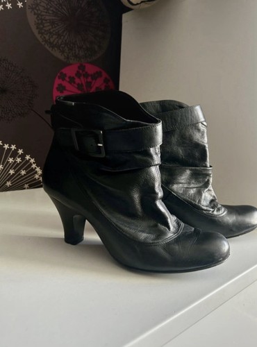 Leather pull ankle - leather, by