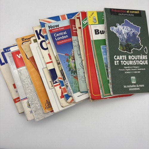 Vintage maps europe - vintage,