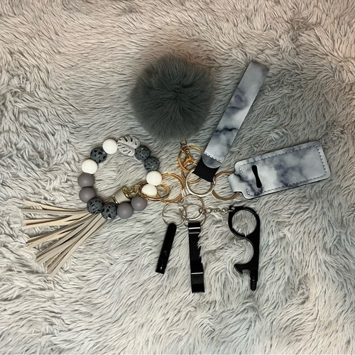 7pcs gray marble - gray,