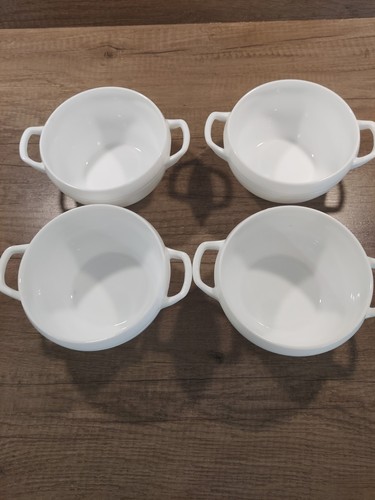Vintage soup bowls with - soup,