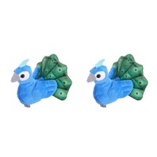 2pcs Peacock Hand Puppet Plush