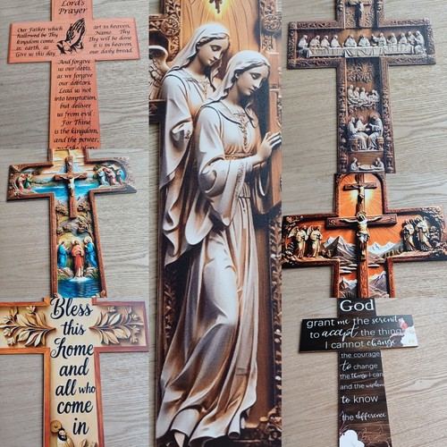 Wood crucifix - 2d,