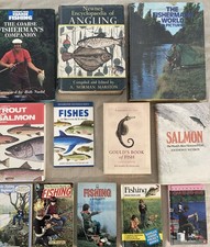 Collection of 17 fishing related books, used but in good condition.  