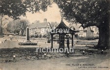 Latimer Village Pump & Monument Chesham Roberts Posted 1908 Vintage Postcard